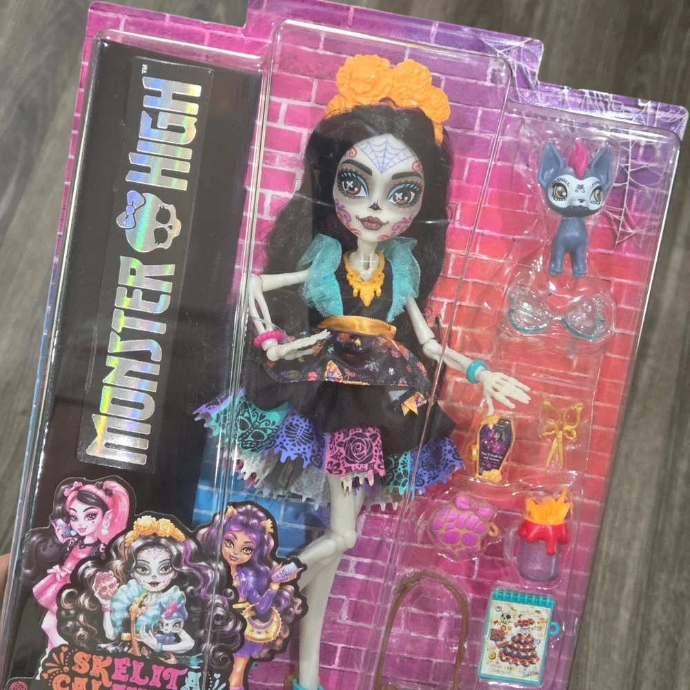 Mattel Monster High Skelita Calaveras Doll G3 10in Multicolor  Gothcore IN HAND